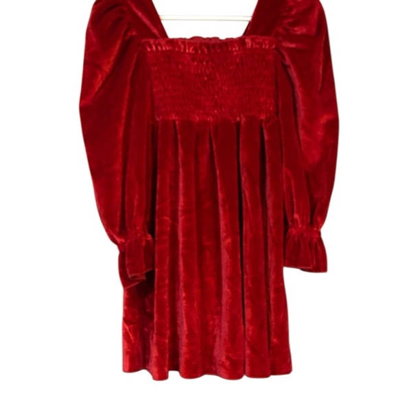 SHEIN Other - Red Velvet Dress girls 4T